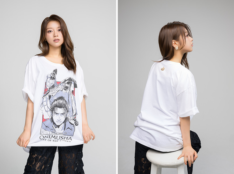 Tシャツの着用イメージ(前面・背面)