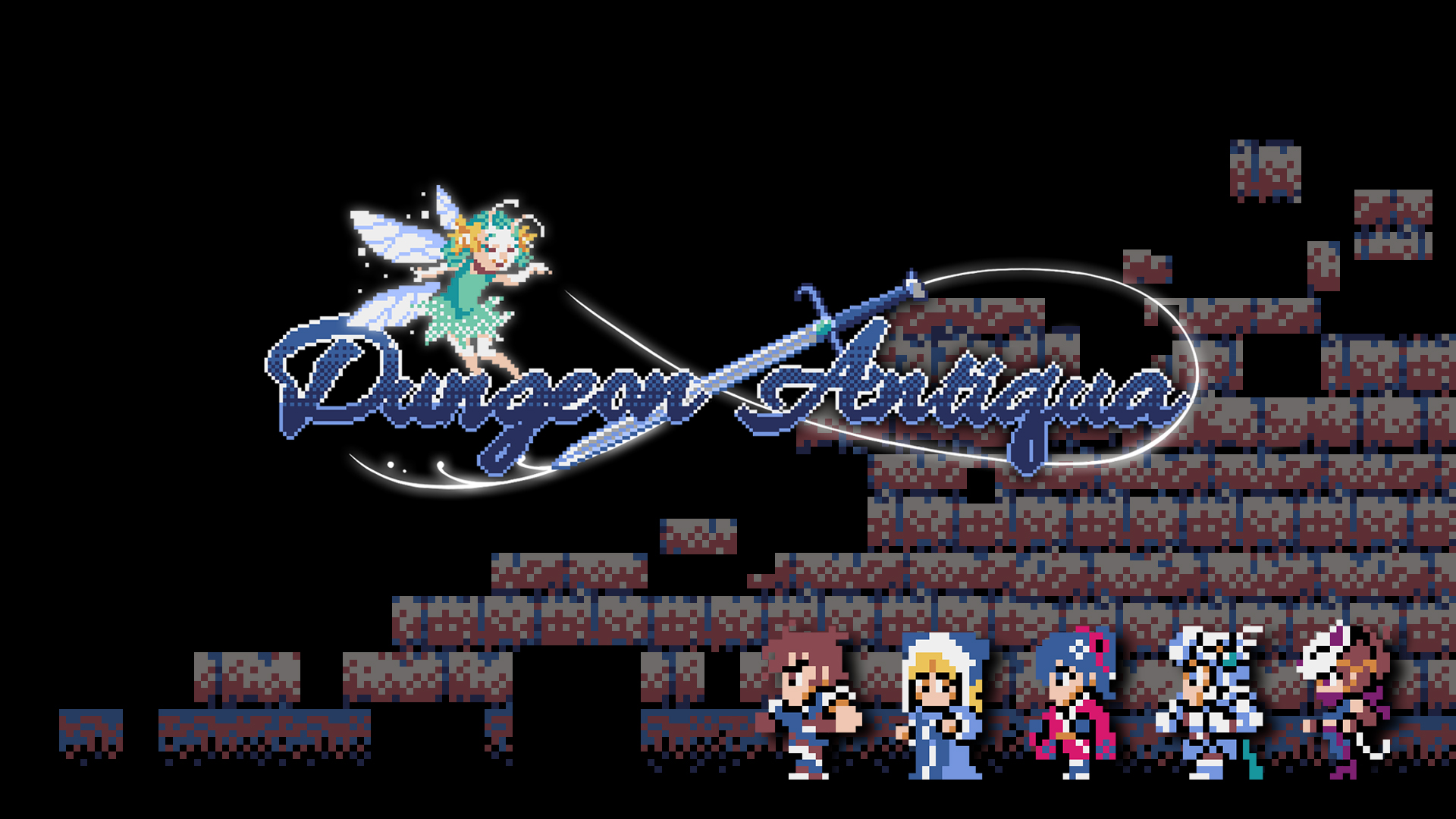 探索とパーティづくりが中心のRPG『Dungeon Antiqua』。