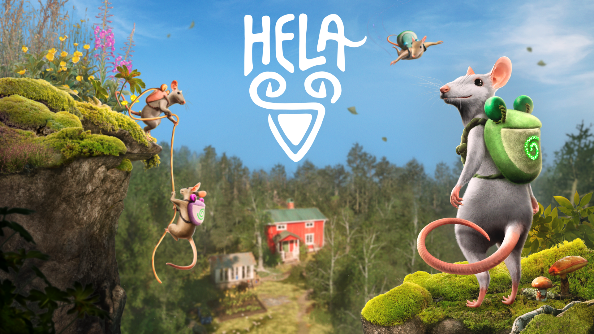 『Hela：ちいさなねずみと魔法の森』のキービジュアル
